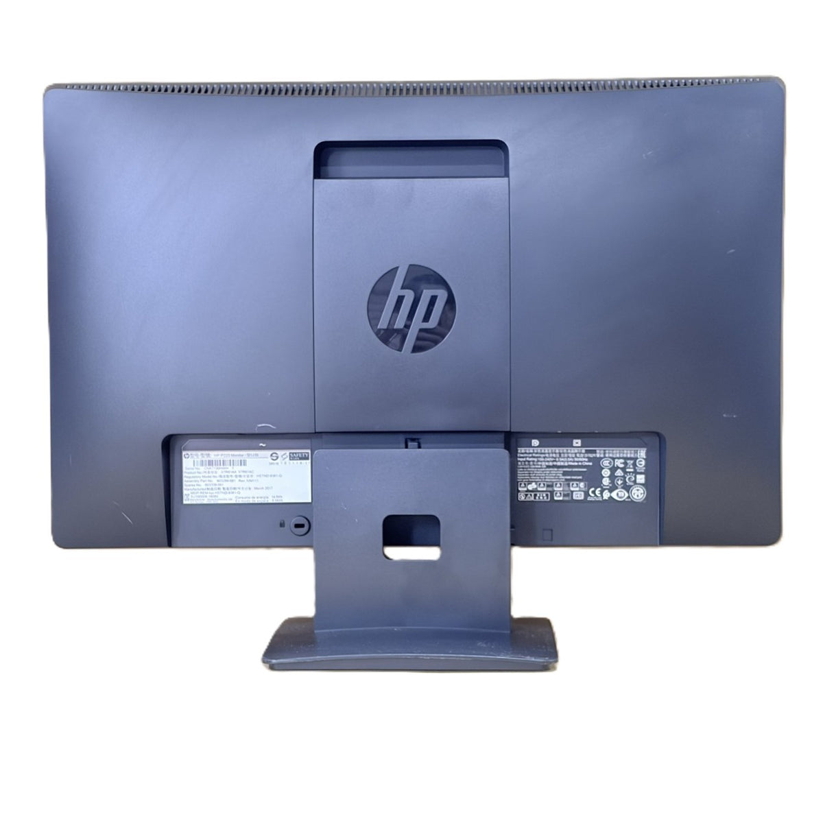 【中古モニター】21.5インチ メーカー HP 型番 P223 入力端子 D-Sub DisplayPort 解像度 1920x1080 Bランク 中古 液晶 モニター PC ディスプレイ