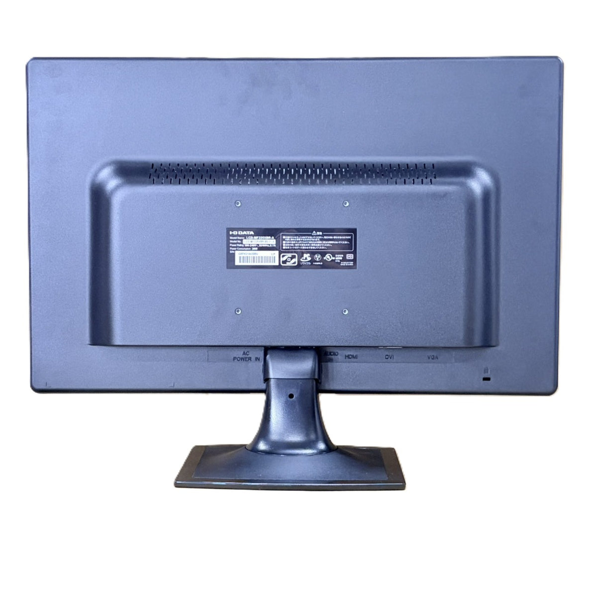 【中古モニター】21.5インチ メーカー I-ODATA 型番 LCD-MF225XBR-A 入力端子 D-Sub DVI HDMI 解像度 1920x1080 Cランク 中古 液晶 モニター PC ディスプレイ
