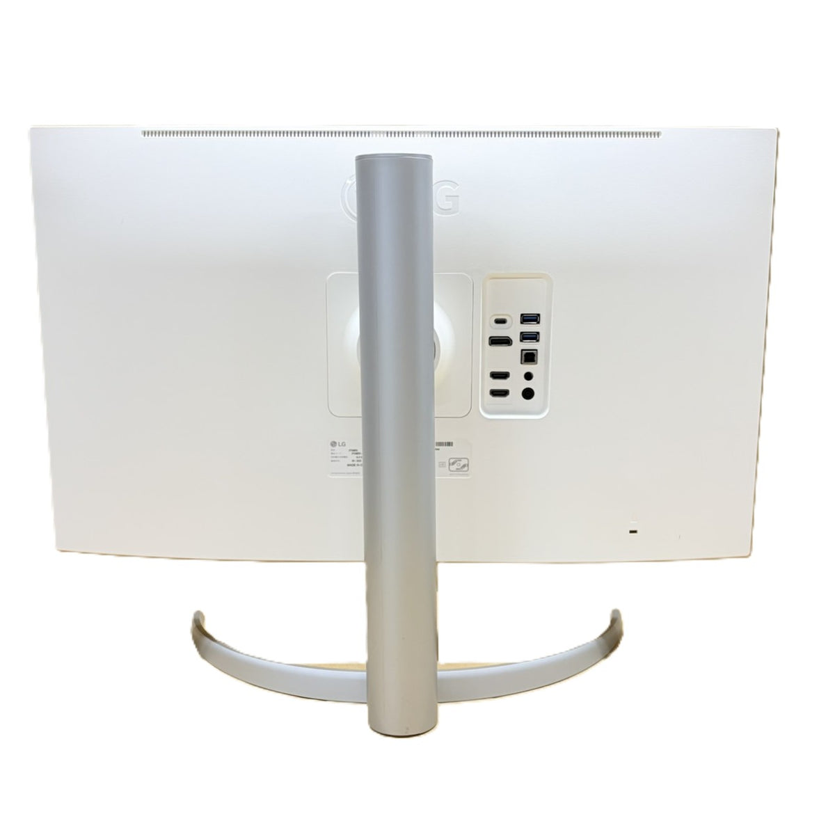 【中古モニター】27インチ メーカー LG 型番 27UQ850-W 入力端子 HDMI DisplayPort 解像度 3840x2160 Cランク 中古 液晶 モニター PC ディスプレイ