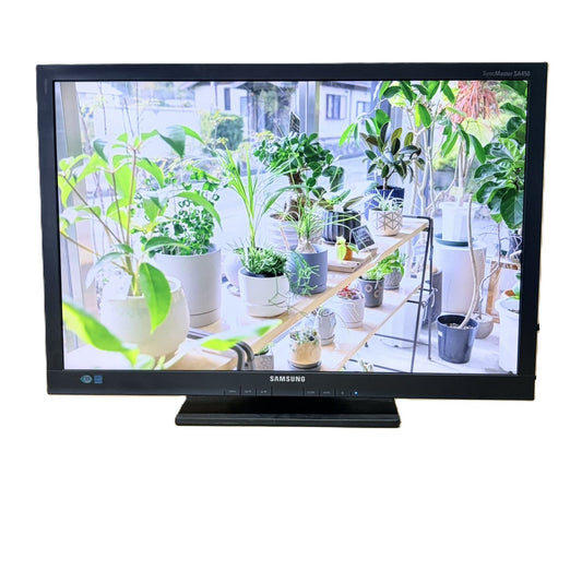 【中古モニター】24インチ メーカー SAMSUNG 型番 S24A450BW 入力端子 D-Sub DVI  解像度 1920x1200 Bランク 中古 液晶 モニター PC ディスプレイ