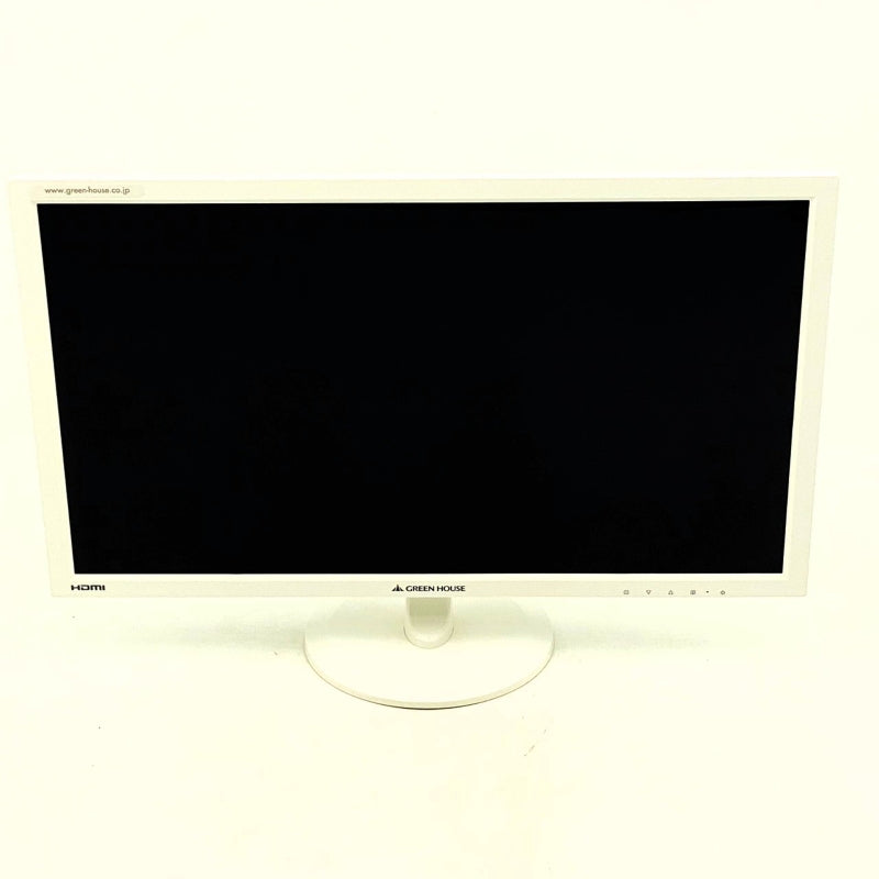 【中古モニター】21.5インチ メーカー GREENHOUSE 型番 GH-LCW22C-WH-9H 入力端子 HDMI D-Sub DVI 解像度 1920x1080 中古 液晶 モニター PC ディスプレイ