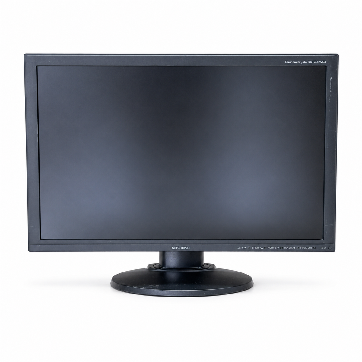 【中古モニター】24.1インチ メーカー MITSUBISHI 型番 RDT241WEX 入力端子 D-Sub DVI 解像度 1920x1200 Bランク 中古 液晶 モニター PC ディスプレイ