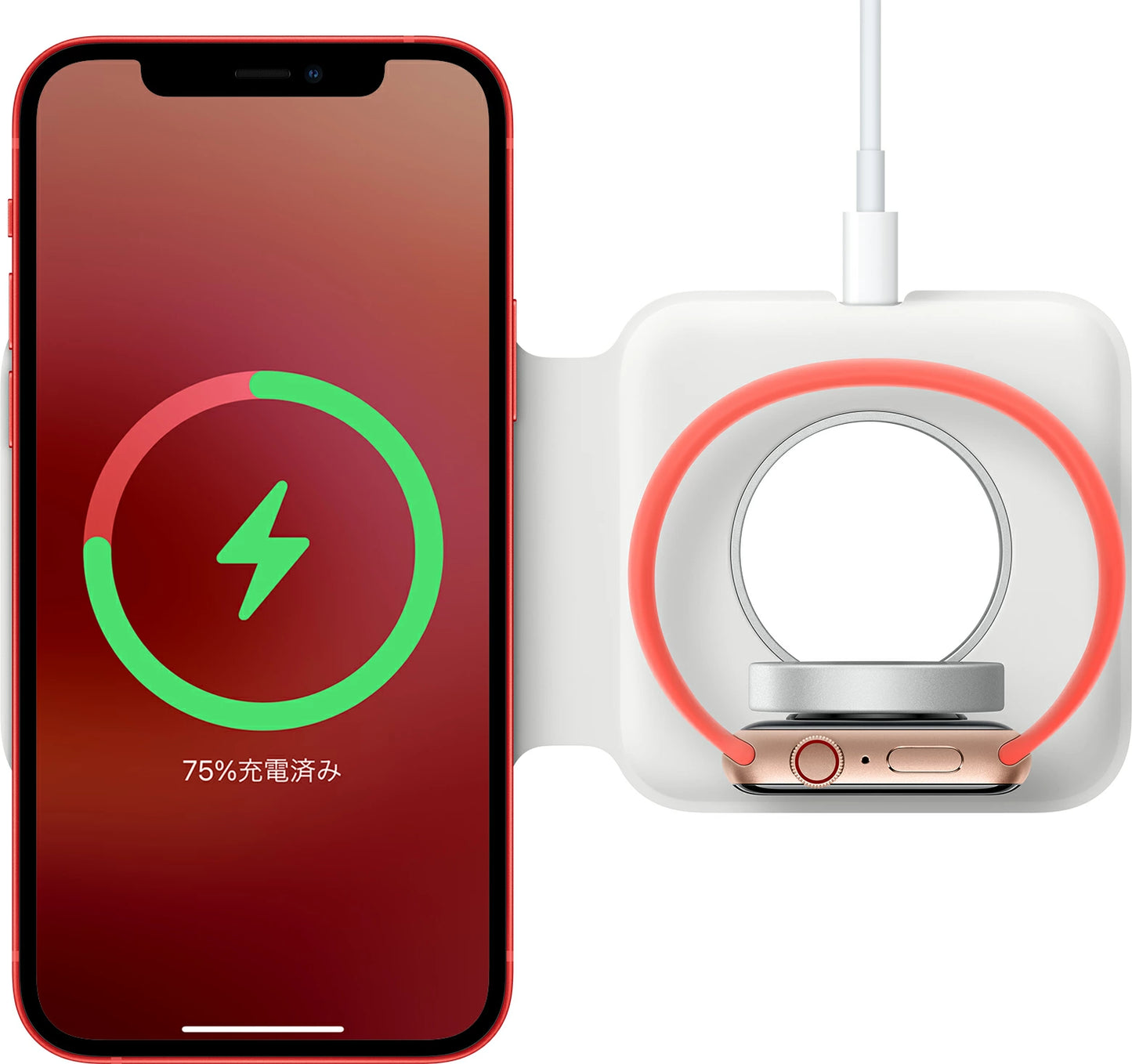 【Apple純正・新品】MagSafeデュアル充電パッド MagSafe Duo Charger